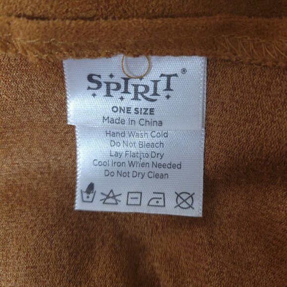 Spirit Adult Free Spirit Babe hippie Halloween costume poncho only - Picture 13 of 14